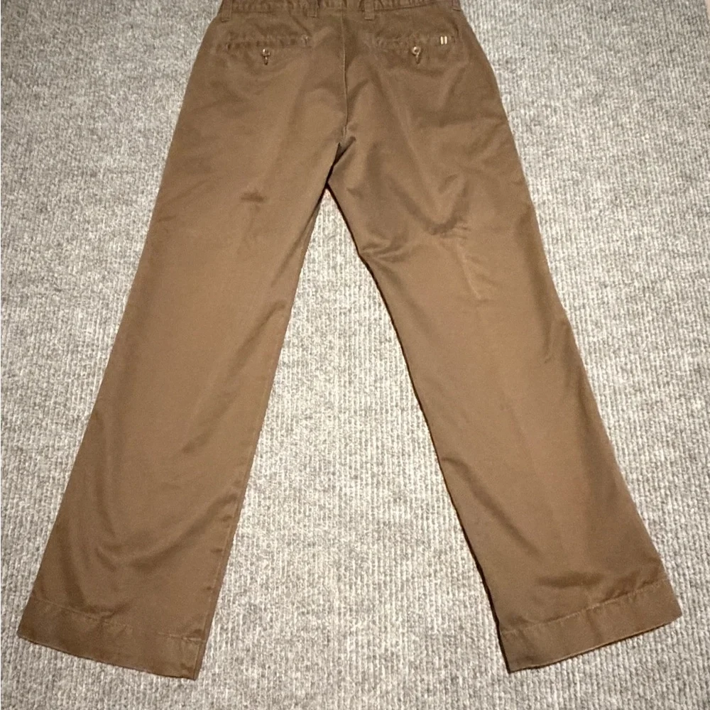 Eddie Bauer Mens Classic Fit Chinos Brown Khaki Straight Leg Pants Size 30x30 - Picture 5 of 8